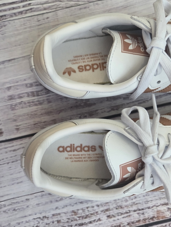 Adidas Samba OG Crystal White Clay Strata Sneakers JR5147 Women's Size 8 EUC - Picture 7 of 11